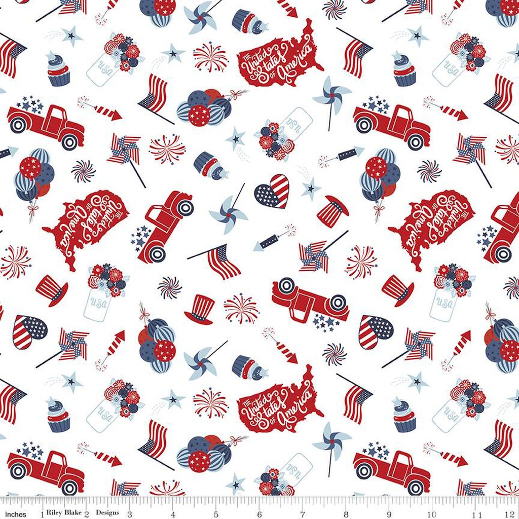 Stars and Stripes Forever Main White