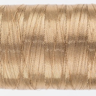 Metallic Thread Soft Brown 150m