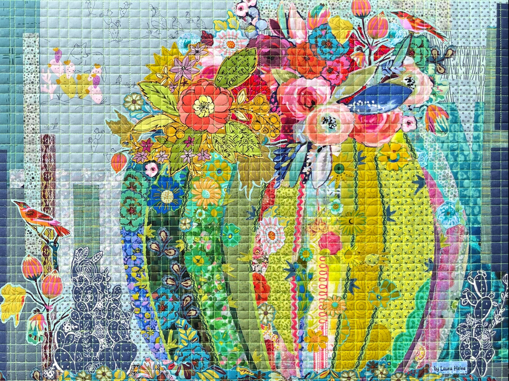 Cactus Queen Collage Pattern