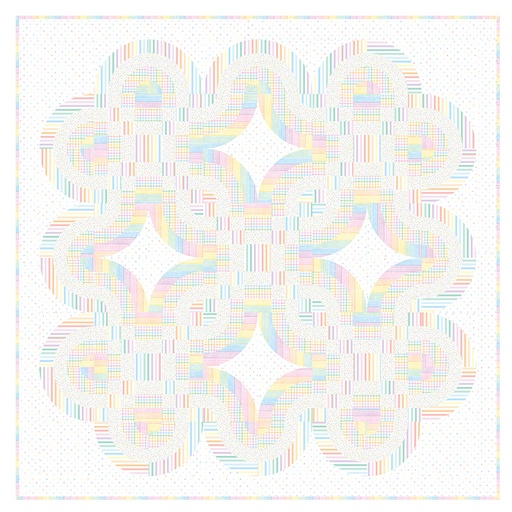 [DQF134] Dovetail Cascade Bloom Shop Sample