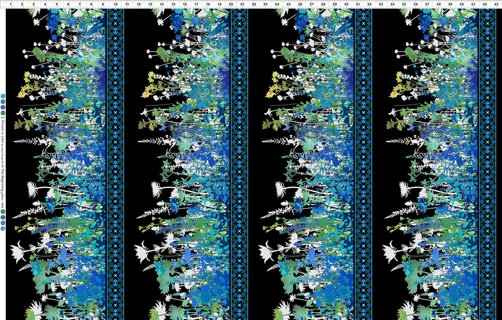 I Dream in Color - Border - Blue
