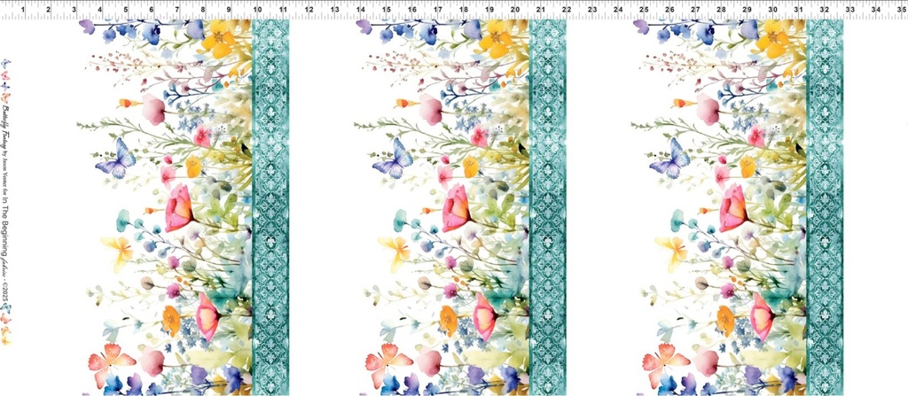 Butterfly Fantasy - Boarder - Multi