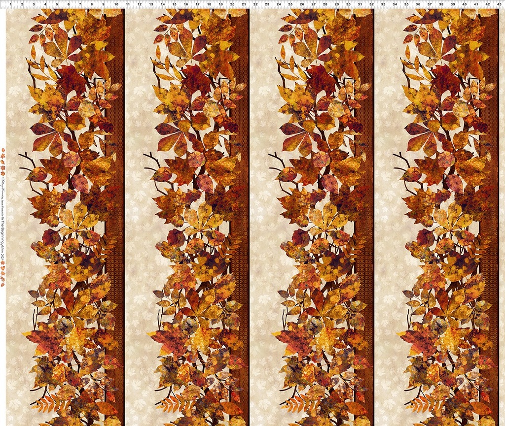 Falling Leaves - Boarder - Multi/T