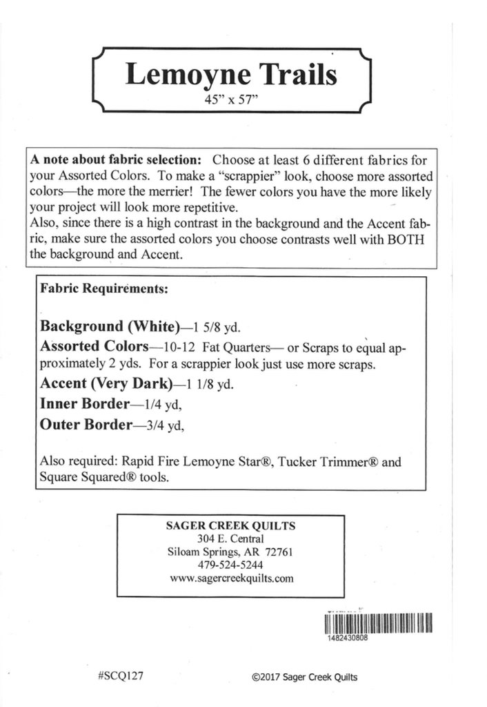 Lemoyne Trails Pattern