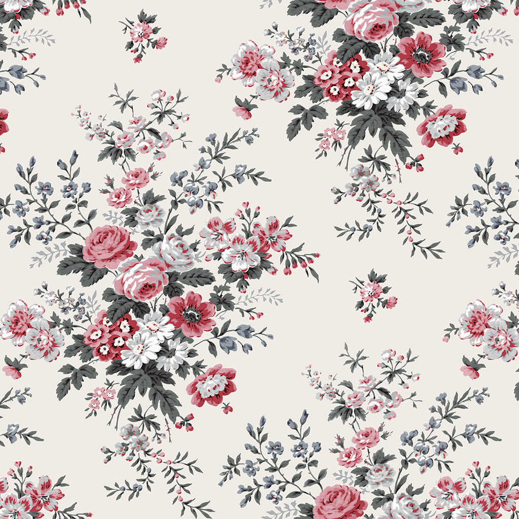 Audrey Antique Bouquet Light Cream