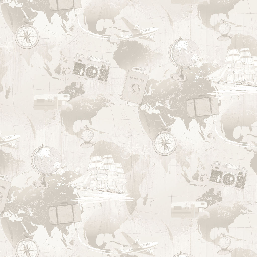 Explore Digital World Map Light Taupe