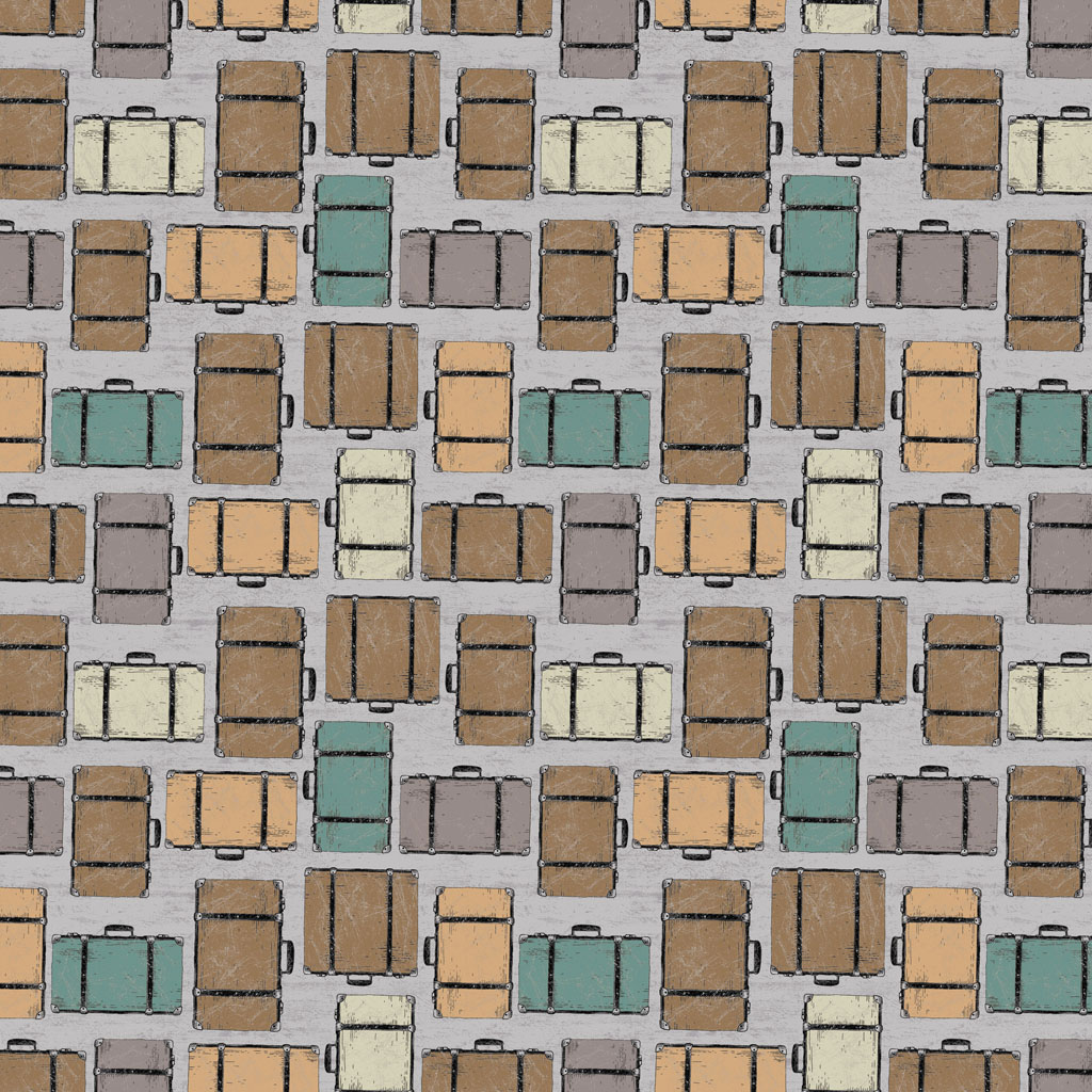 Explore Digital Luggage Light Grey