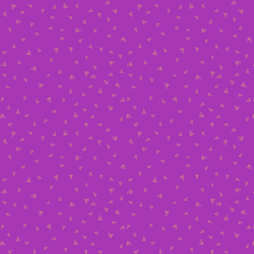 Fantasticats Gold Triangles Dark Orchid Metallic