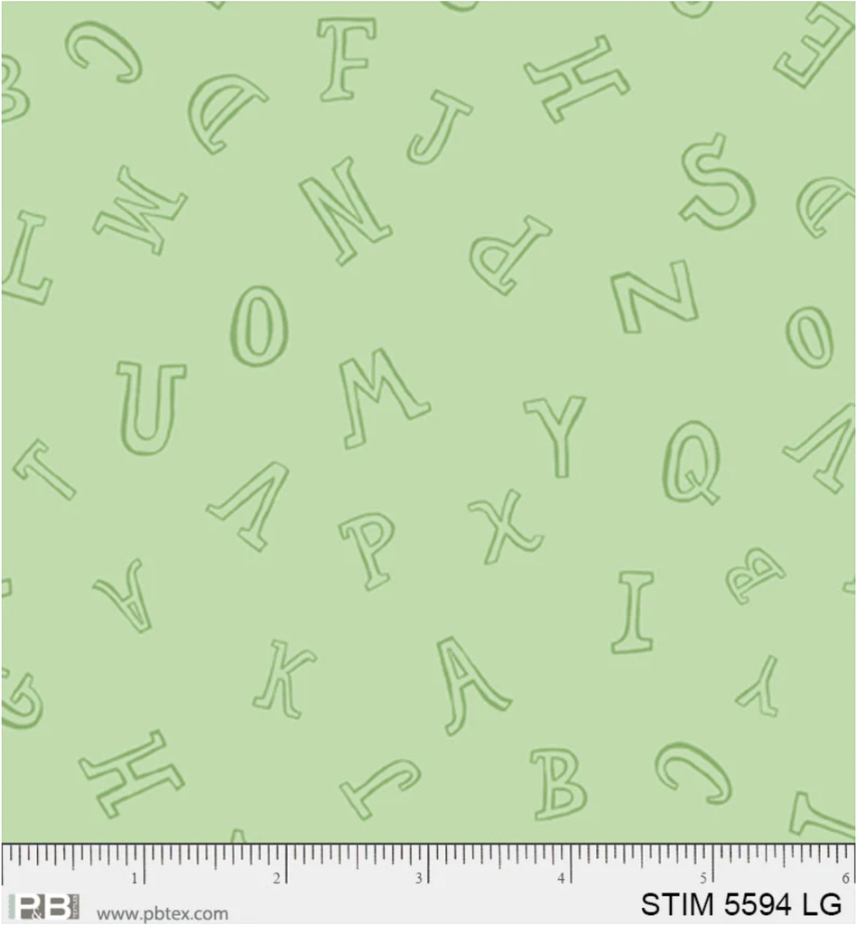 Story Time Alphabet Green