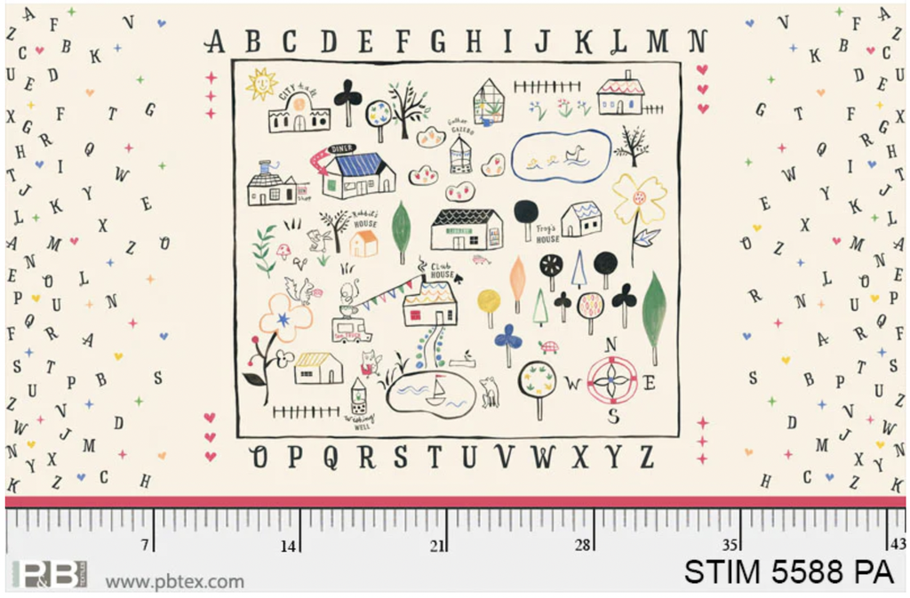 Story Time Panel 24" x 43" Cream