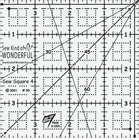 Sew Square 4 Ruler