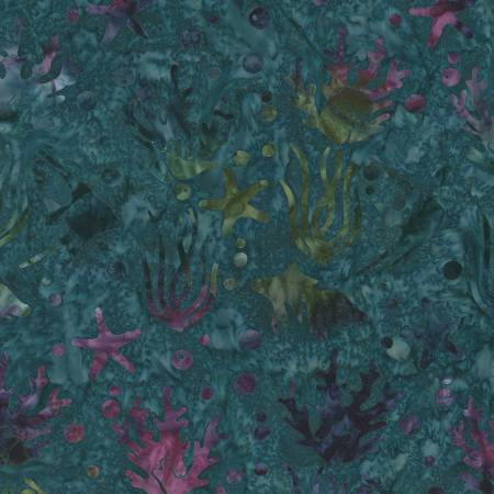 Batiks Toes in the Sand Raspberry Jade