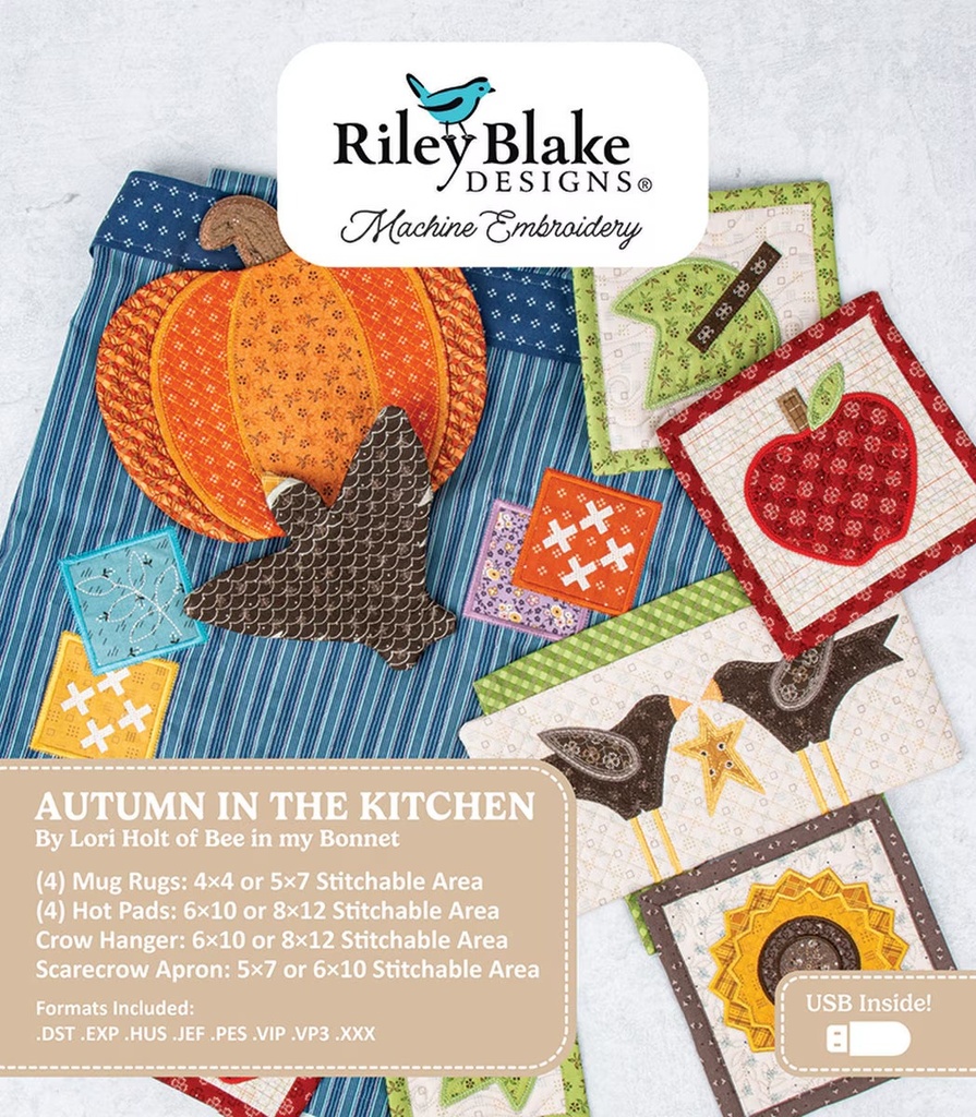 Autumn In the Kitchen Projects - Machine Emb USB