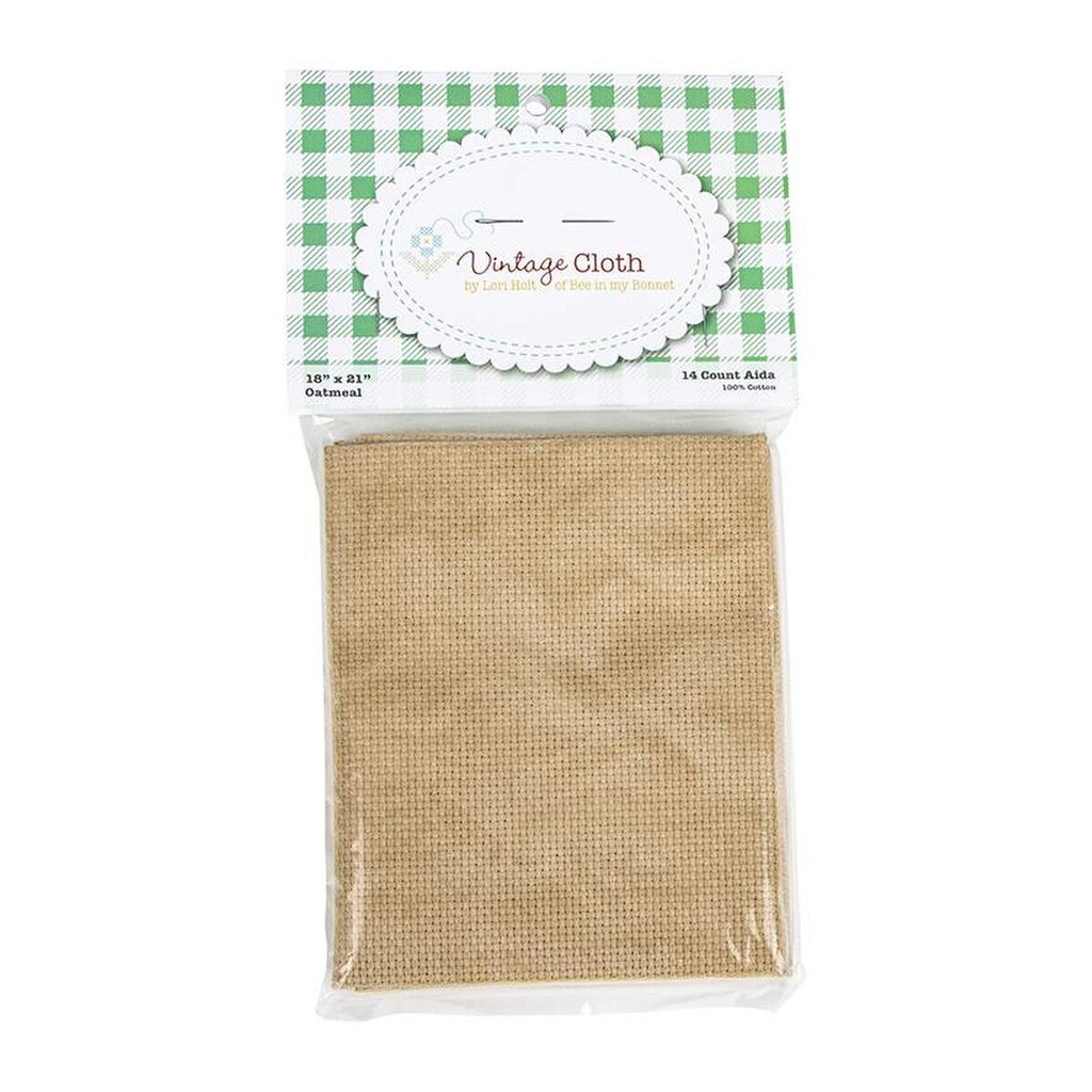 Vintage Cloth-Oatmeal 14ct Aida -18"x21"