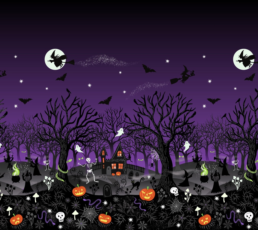 SALE - Witchy Woods double edge border