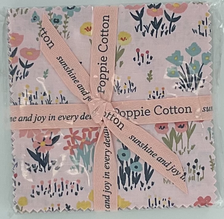 5" Squares 42 Prints - Painted Blossoms