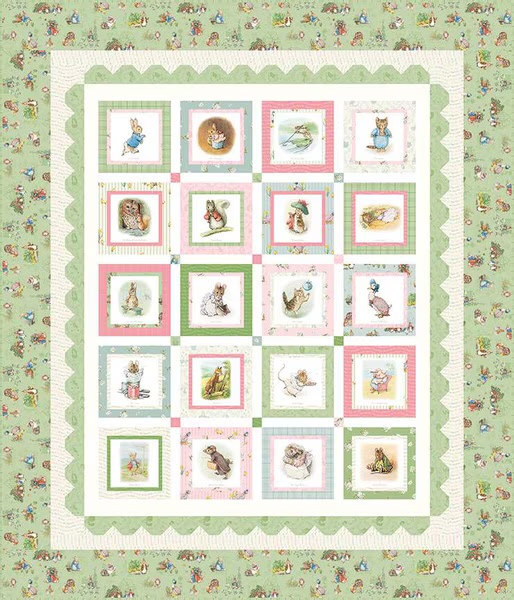 Peter Rabbit & Friends Panel Quilt Kit