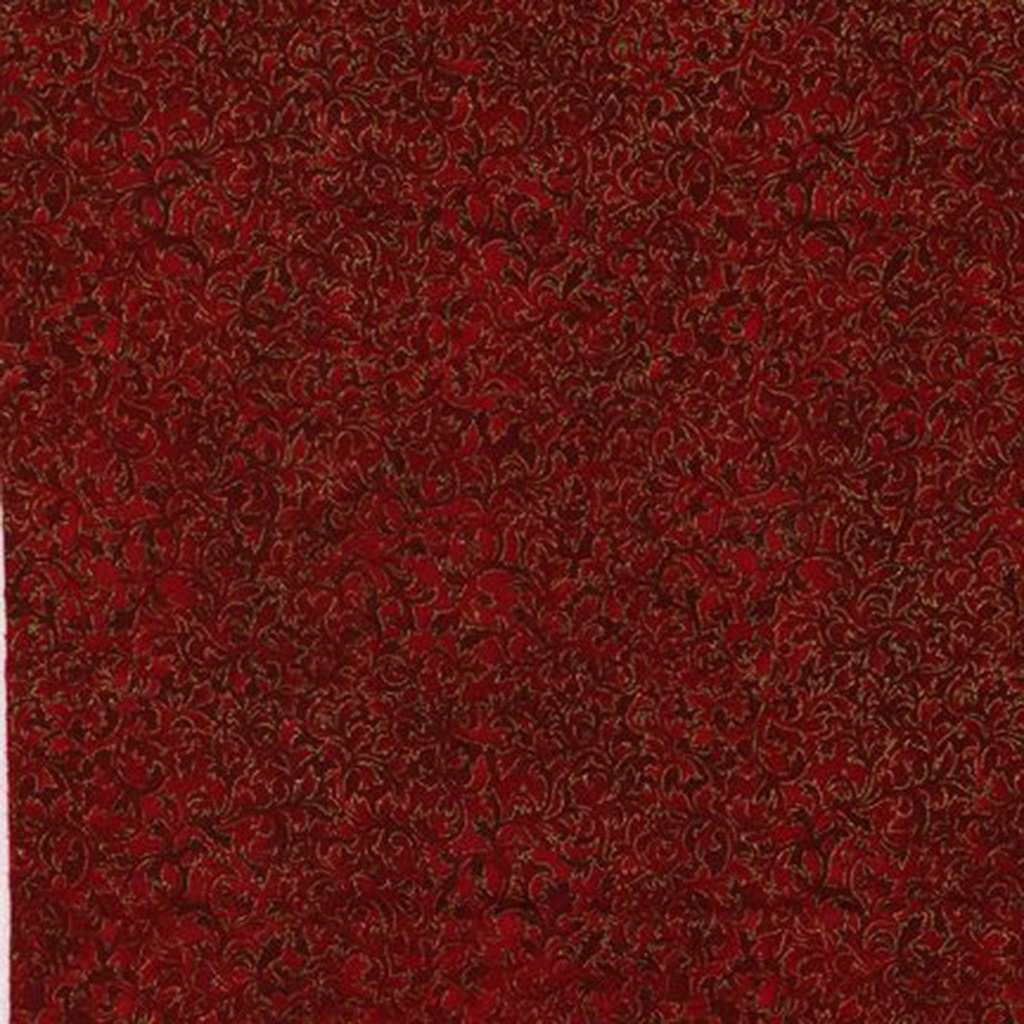 Crimson Red Metallic Mini Scroll