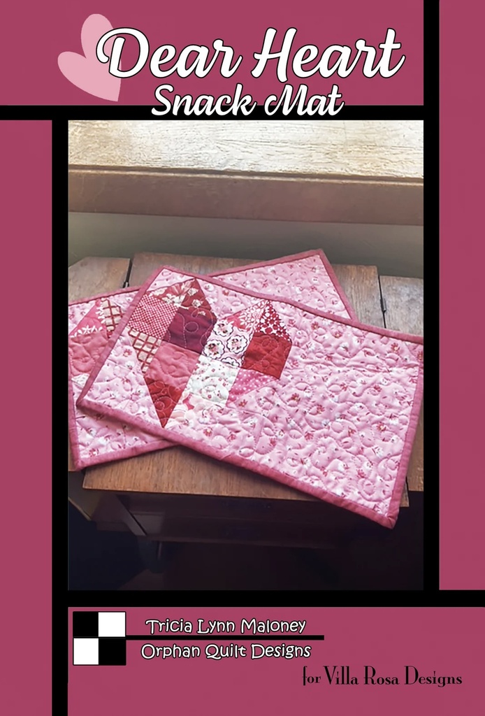 Dear Heart Snack Mat - Villa Rosa