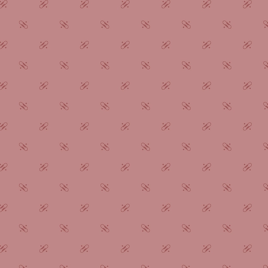 Cunningham Pink Oval Dot Reproduction Print