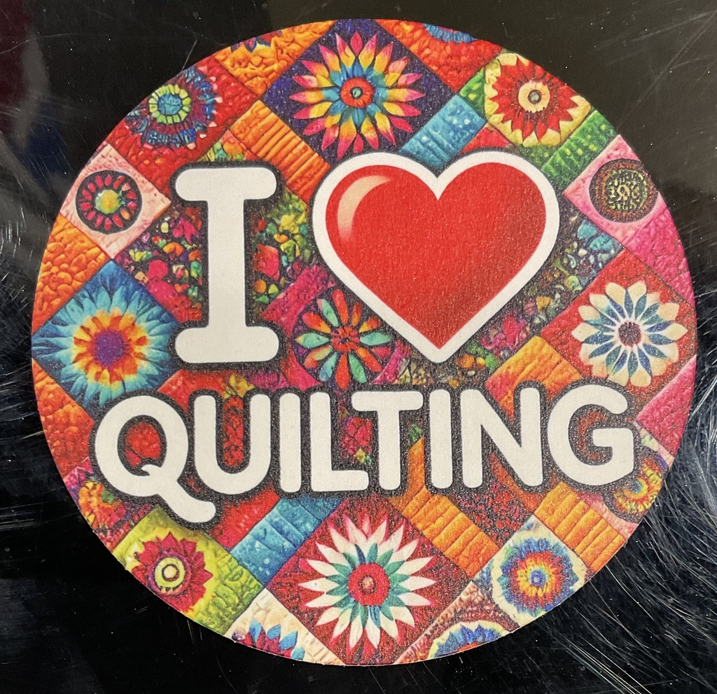 I Love Quilting - Coaster