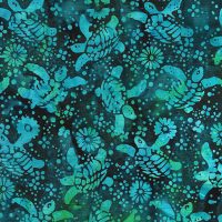 Turtle-Teal Batik