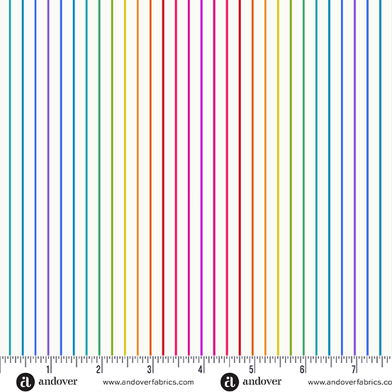 Color Wheel Day Spectrum Stripe by Allison Glass