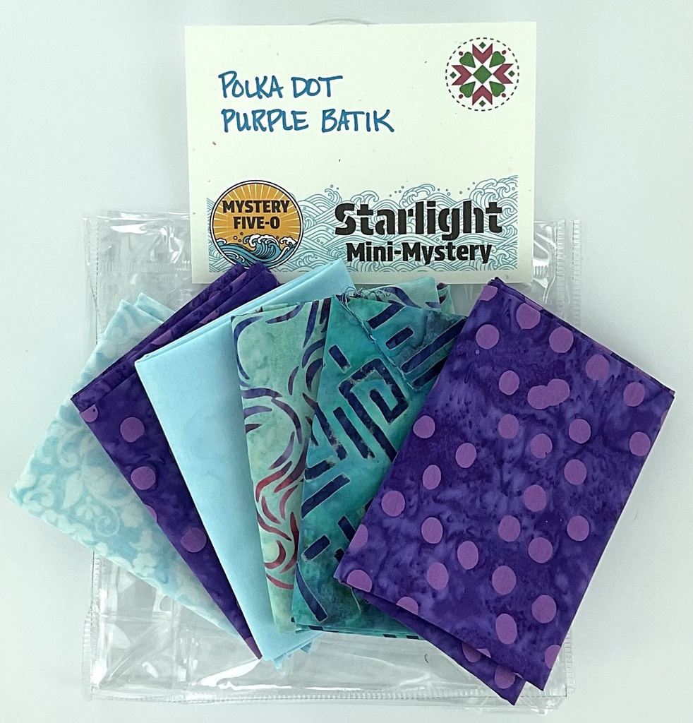Starlight Mystery Bundle-Polka Dot Purple Batik