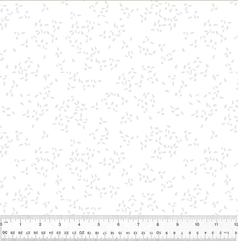 Frosting, Pixie Dust, White on White, Cotton