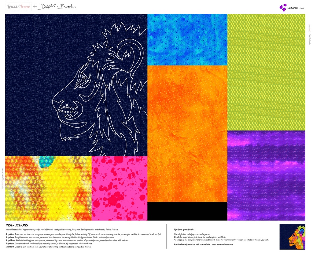 Lion Panel - On Safari