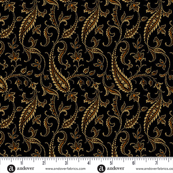 Bridgeport - Black Paisley Vines