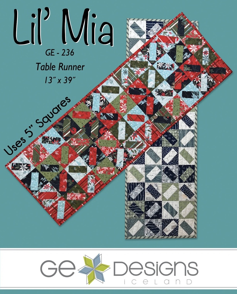 Lil' Mia - Table Runner Pattern 236