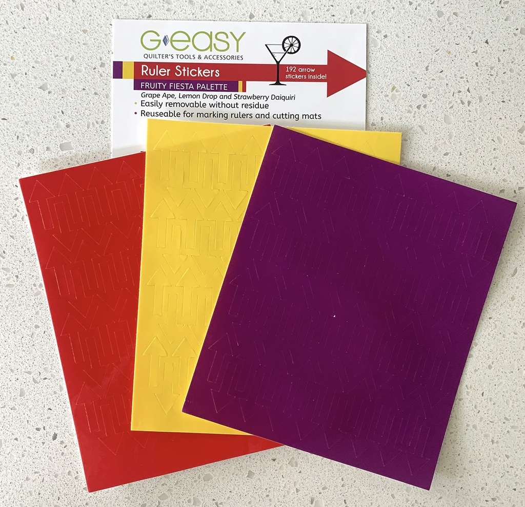 GEasy Ruler Stickers - Fruity Fiesta Palette - 1101