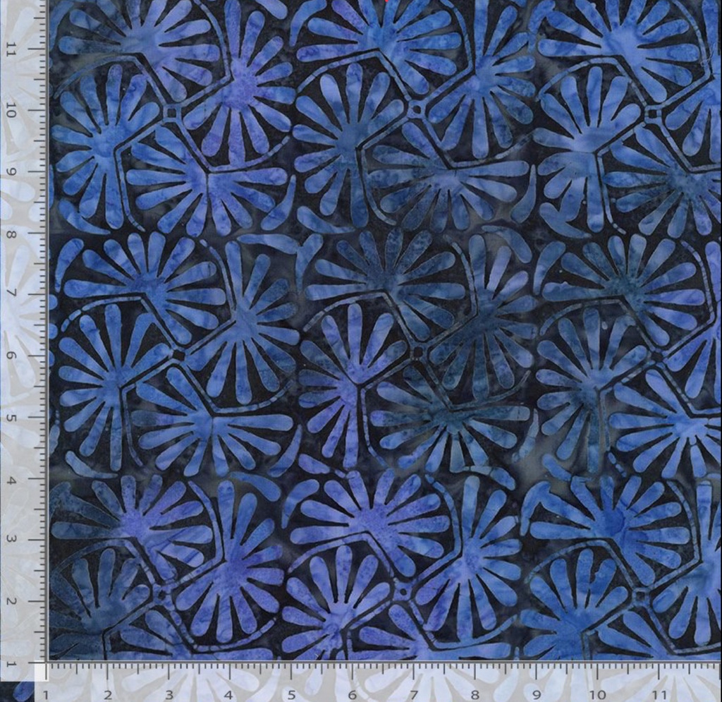 Horses Chestnut Leaves Tonga-3277 Indigo