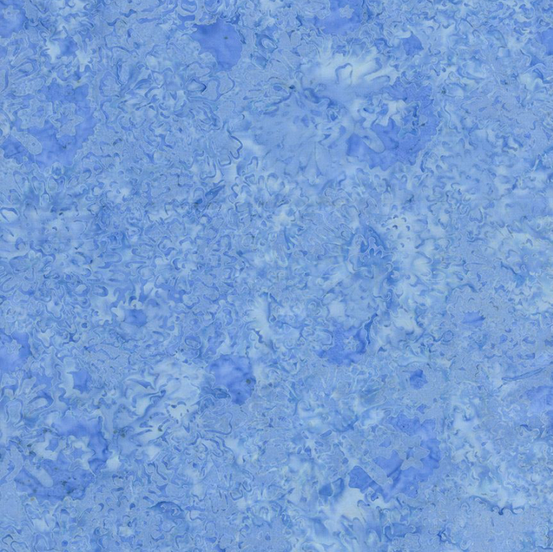 Marble Painted Floral Tonga-B3322 Sky