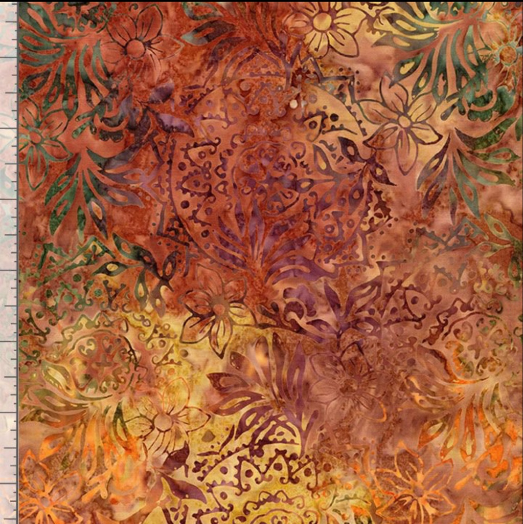 Floral Medallions Tonga-B1951 Siena