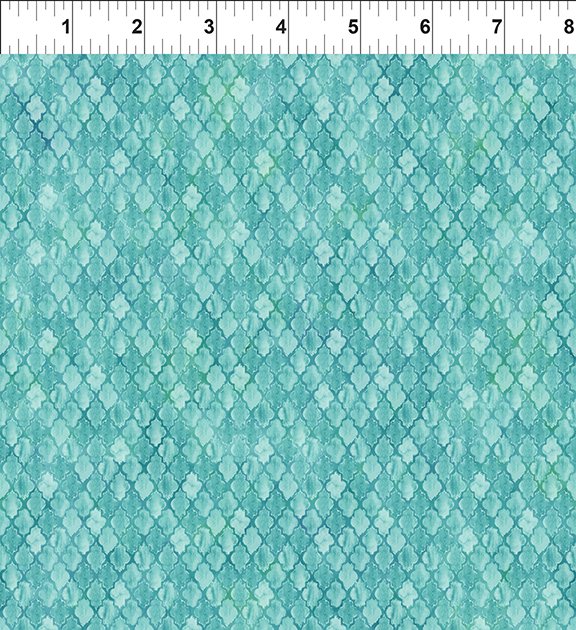 Butterfly Fantasy - Lattice - Teal