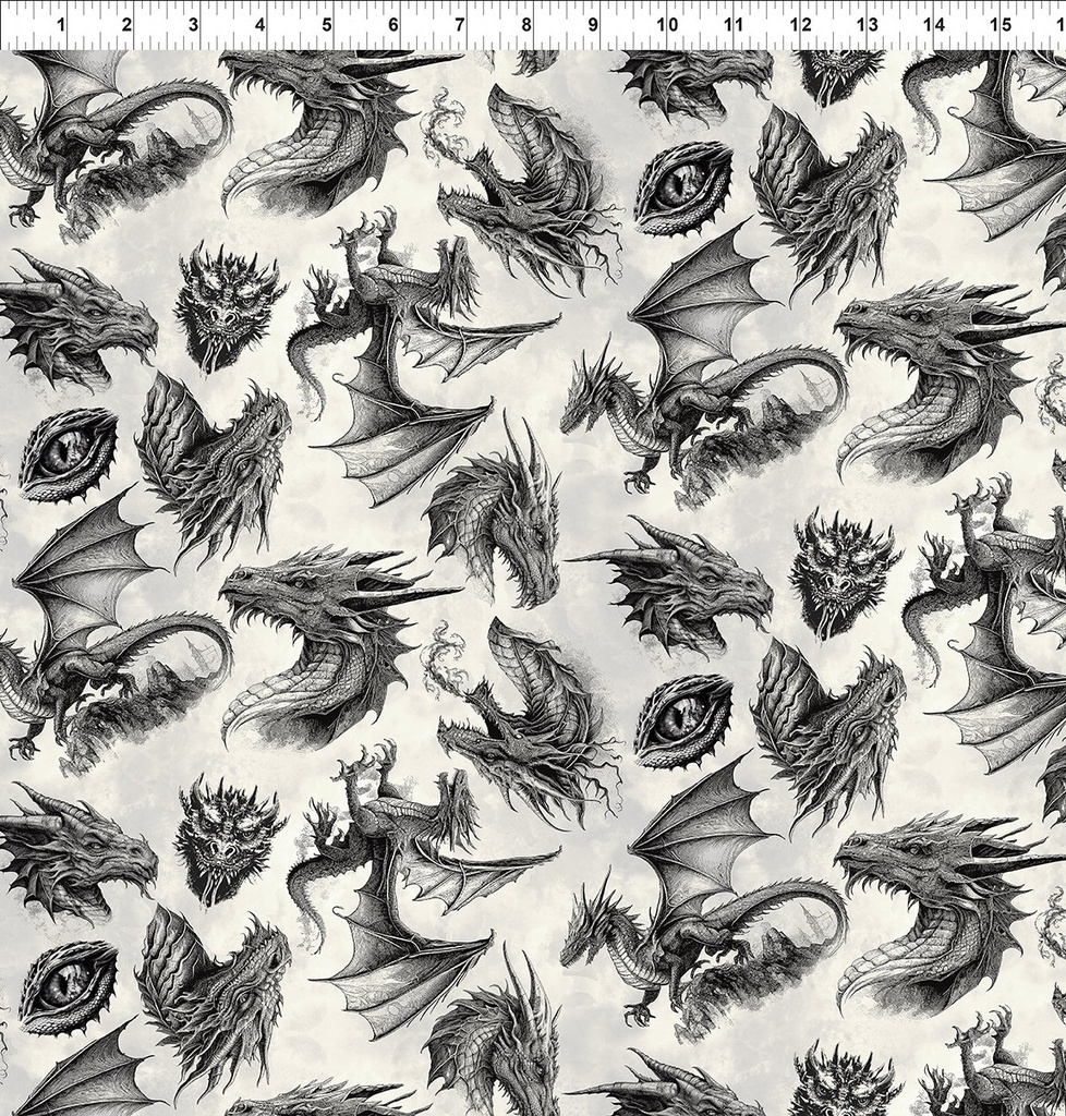 Dragons-Emerald Reign-Etching-Cream/T