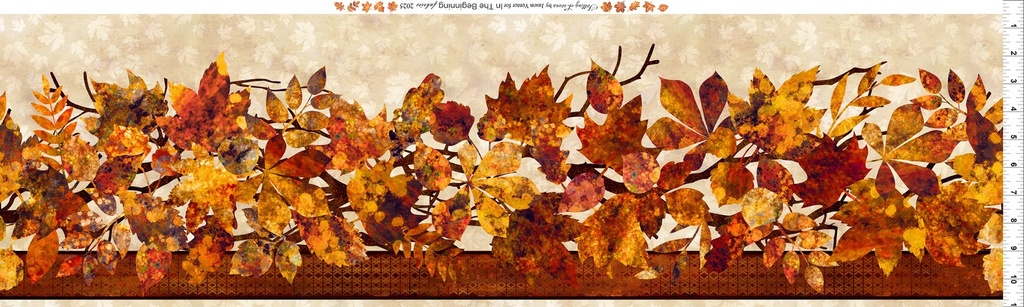 Falling Leaves - Boarder - Multi
