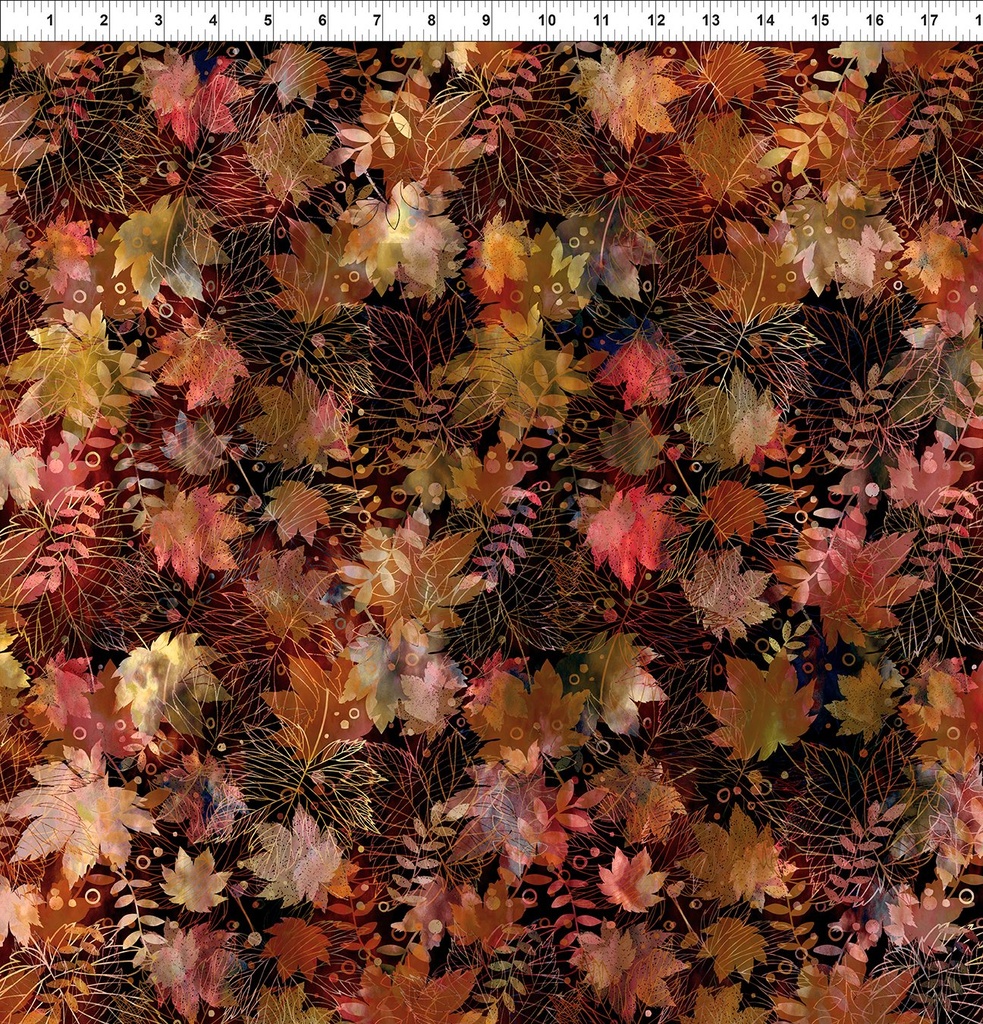 Falling Leaves - Collage - Multi