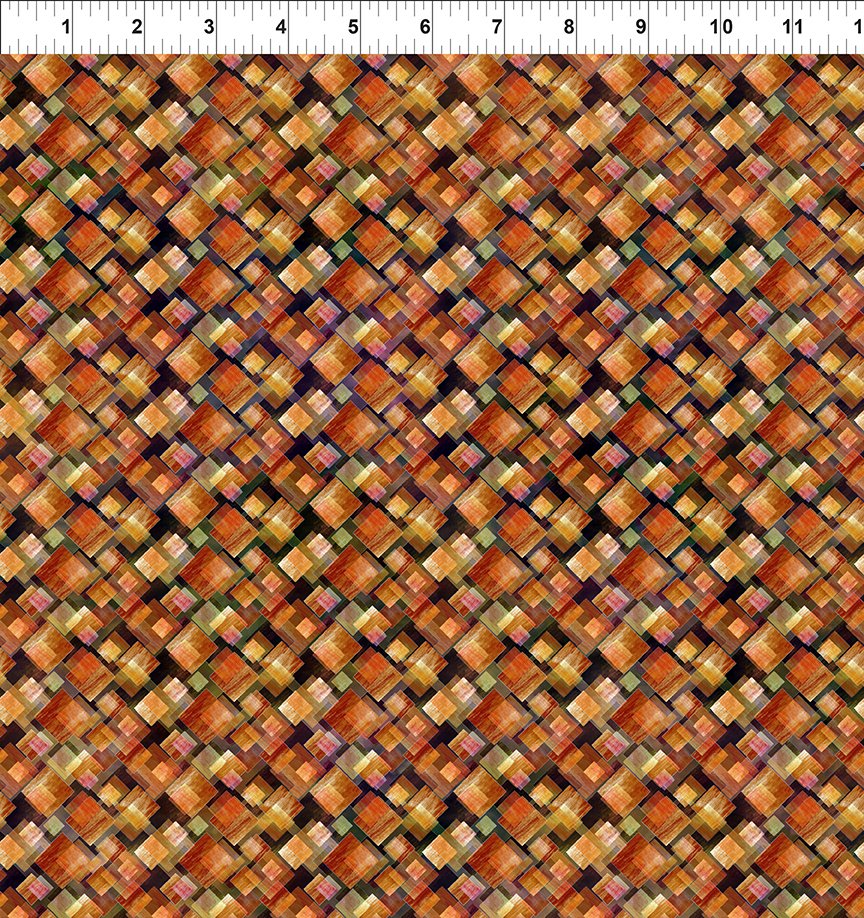 Falling Leaves - Squares - Multi