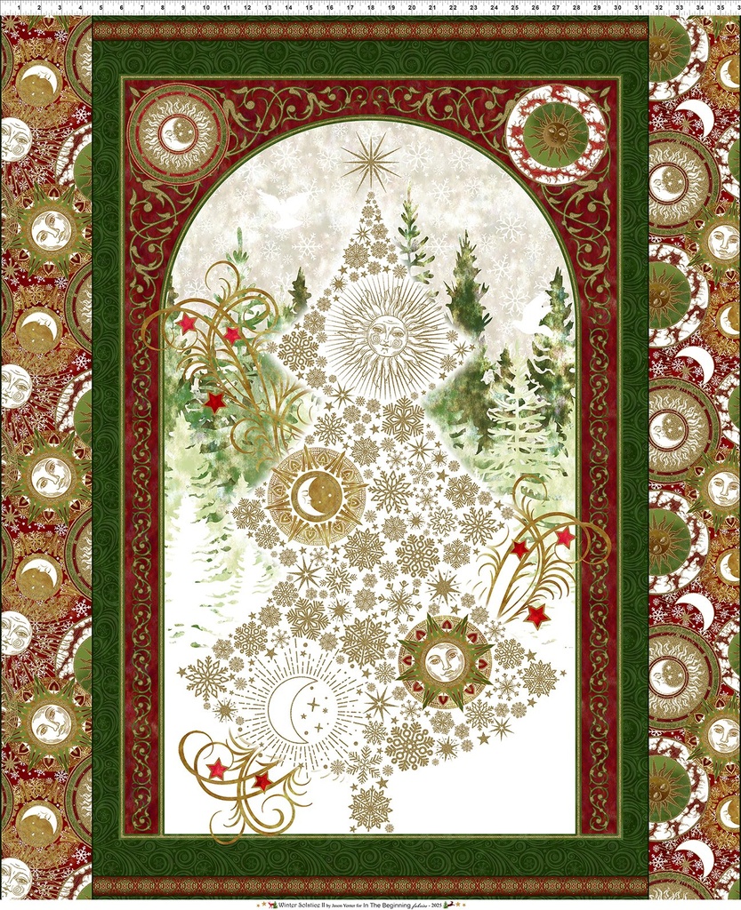 Winter Solstice II - Panel - Multi - Metallic