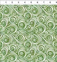 Winter Solstice II - Snow Swirl - Green/ White