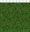 Winter Solstice II - Snow Swirl - Green