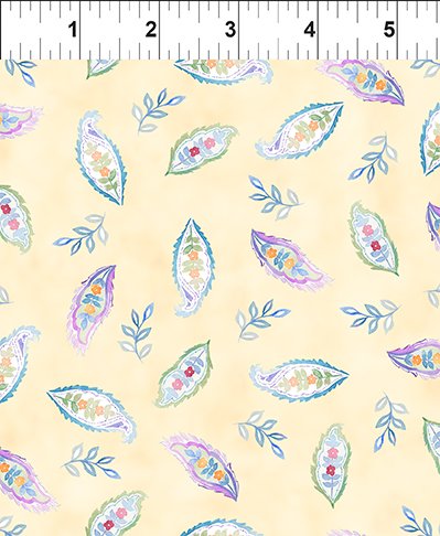 Daydreams - Small Leaves - Yellow