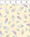 Daydreams - Small Leaves - Yellow