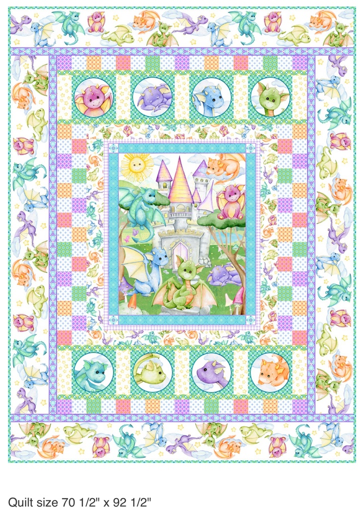 Dragon Friends Quilt Pattern
