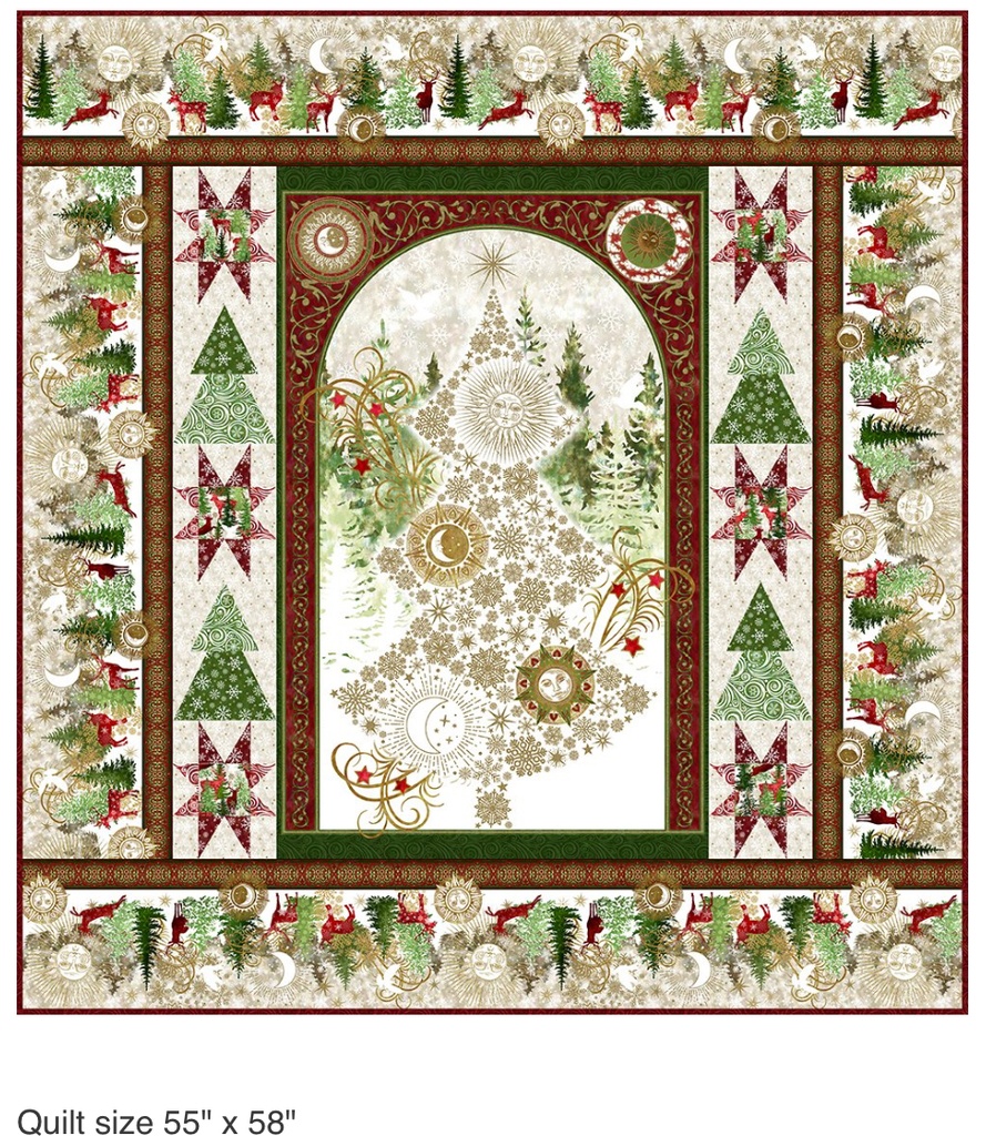 Winter Solstice II Panel Quilt Kit