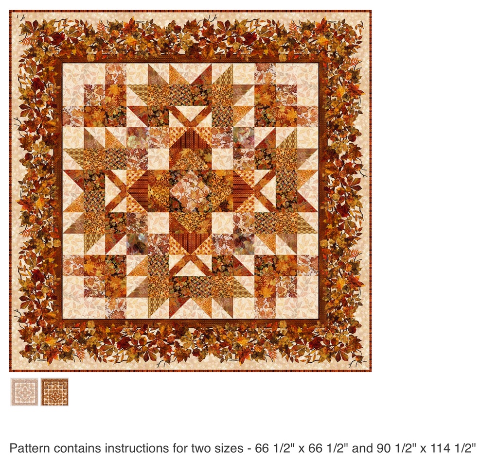 Falling Leaves Quilt Kit - Lap/ Wall