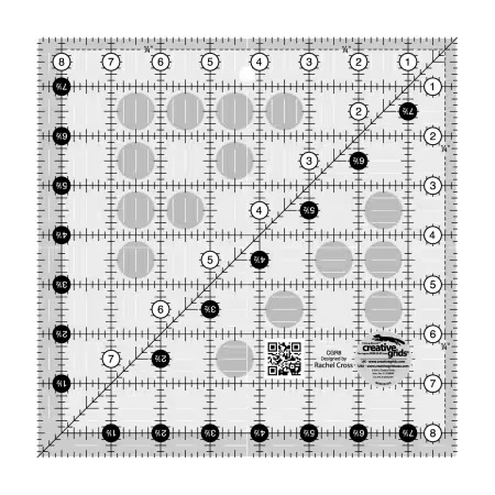 Creative Grids Quilt Ruler 8-1/2" Square